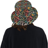 Colorful snake plant pattern Unisex Bucket Hat
