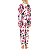 Toucan flower design pattern Women's All Over Print Pajama Set