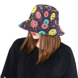Colorful donut glaze pattern Unisex Bucket Hat