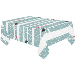 Crows christmas hat scarf Tablecloth