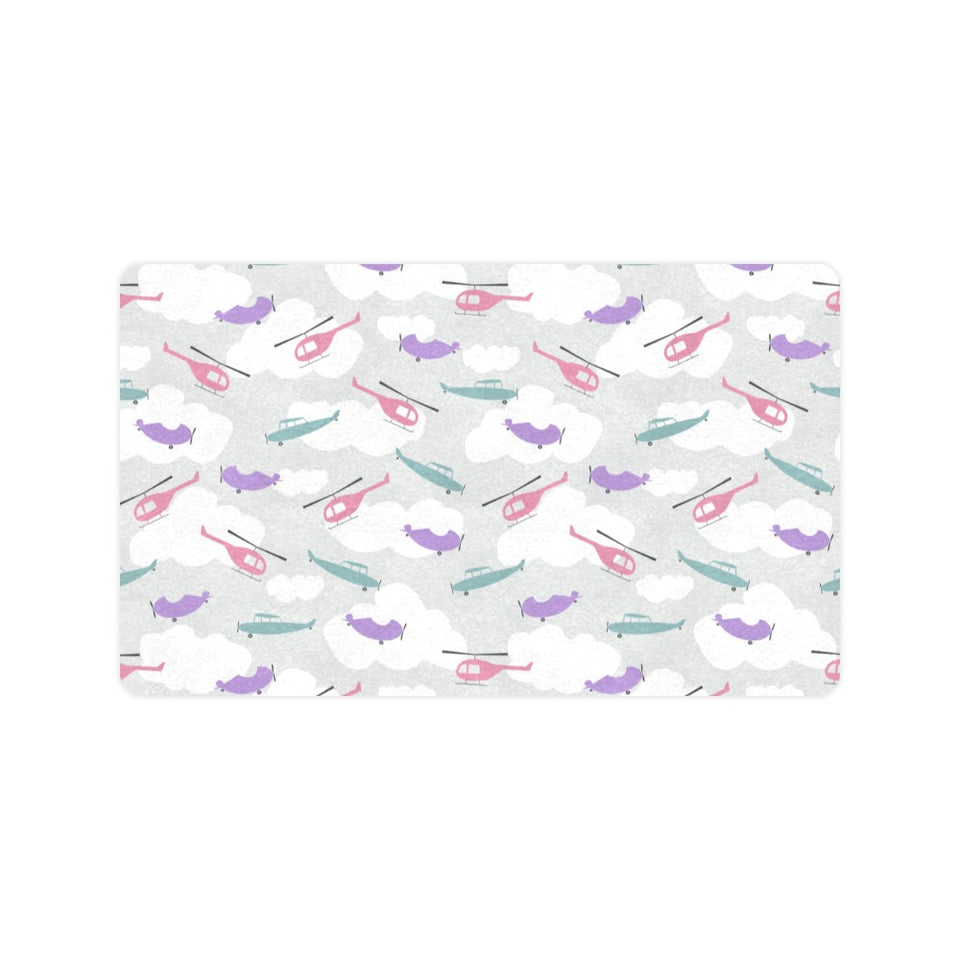Helicopter plane pattern Doormat