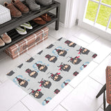 Cute ninja pattern Doormat
