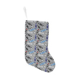 Skate Board Pattern Print Design 03 Christmas Stocking