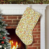 Popcorn Pattern Print Design 03 Christmas Stocking