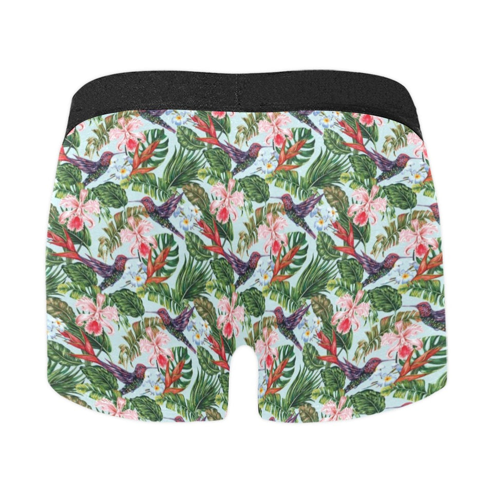 Hummingbird Pattern Print Design 05 Men's All Over Print Boxer Briefs Men's Underwear