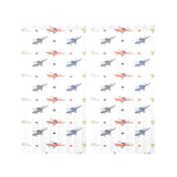 Cute helicopter star pattern Gauze Curtain