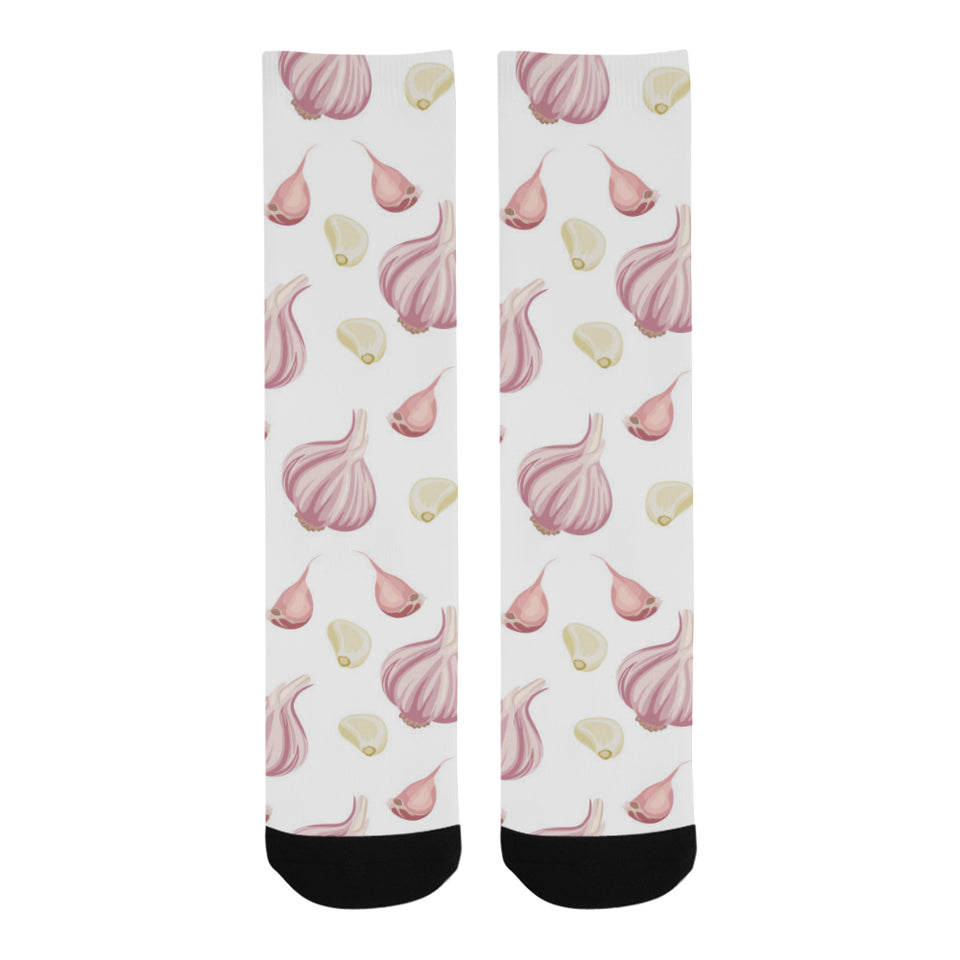 Garlic pattern Crew Socks