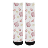 Garlic pattern Crew Socks
