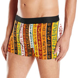Egypt Hieroglyphics Pattern Print Design 01 Men's All Over Print Boxer Briefs Men's Underwear