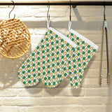 Horseshoes Pattern Print Design 04 Heat Resistant Oven Mitts