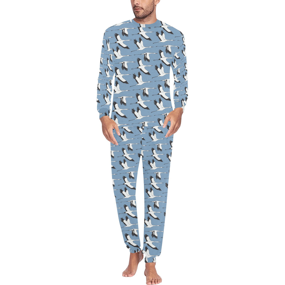 Seagull Pattern Print Design 04 Men's All Over Print Pajama