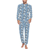 Seagull Pattern Print Design 04 Men's All Over Print Pajama