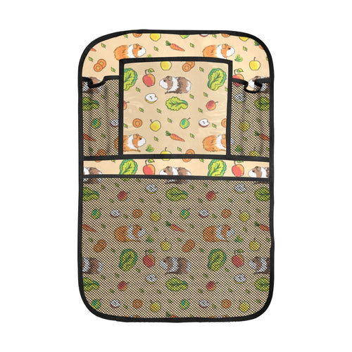 Guinea Pig Pattern Print Design 05 Car Seat Back Organizer
