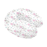 Cute poodle dog star pattern U-Shaped Travel Neck Pillow