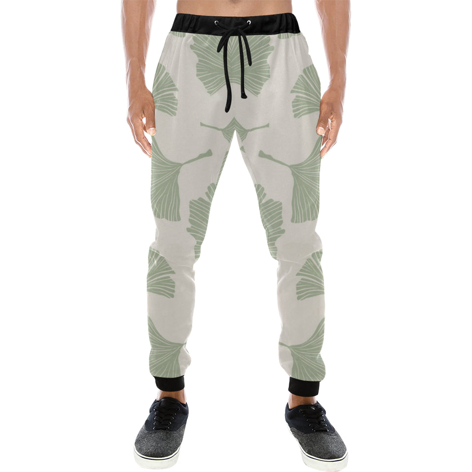 Ginkgo leaves pattern Unisex Casual Sweatpants
