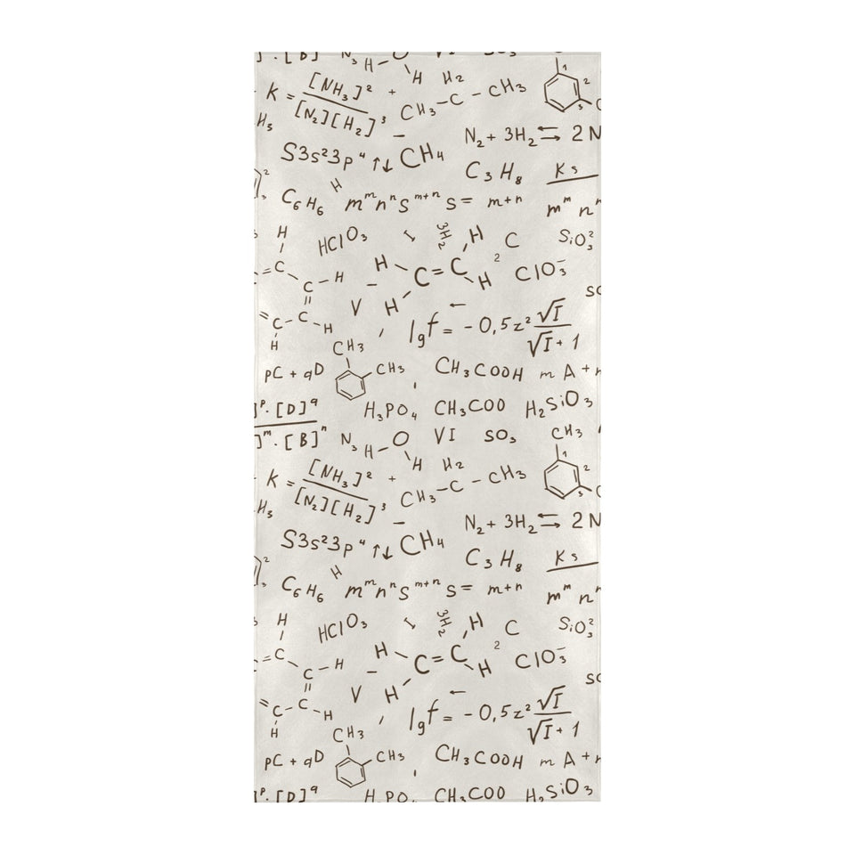 Chemistry Periodic Table Pattern Print Design 04 Beach Towel