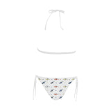 Cute helicopter star pattern Sexy Bikinis Two-Piece Swimsuits