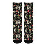 Raccoon watermelon pattern Crew Socks