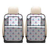Sailboat anchor pattern Car Seat Back Organizer