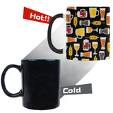 Beer type pattern Morphing Mug Heat Changing Mug