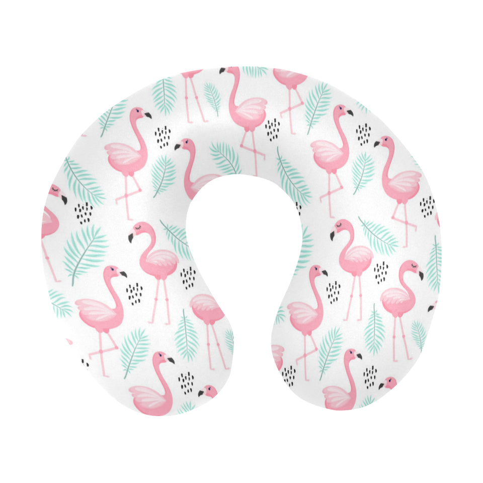 Cute flamingo pattern U-Shaped Travel Neck Pillow