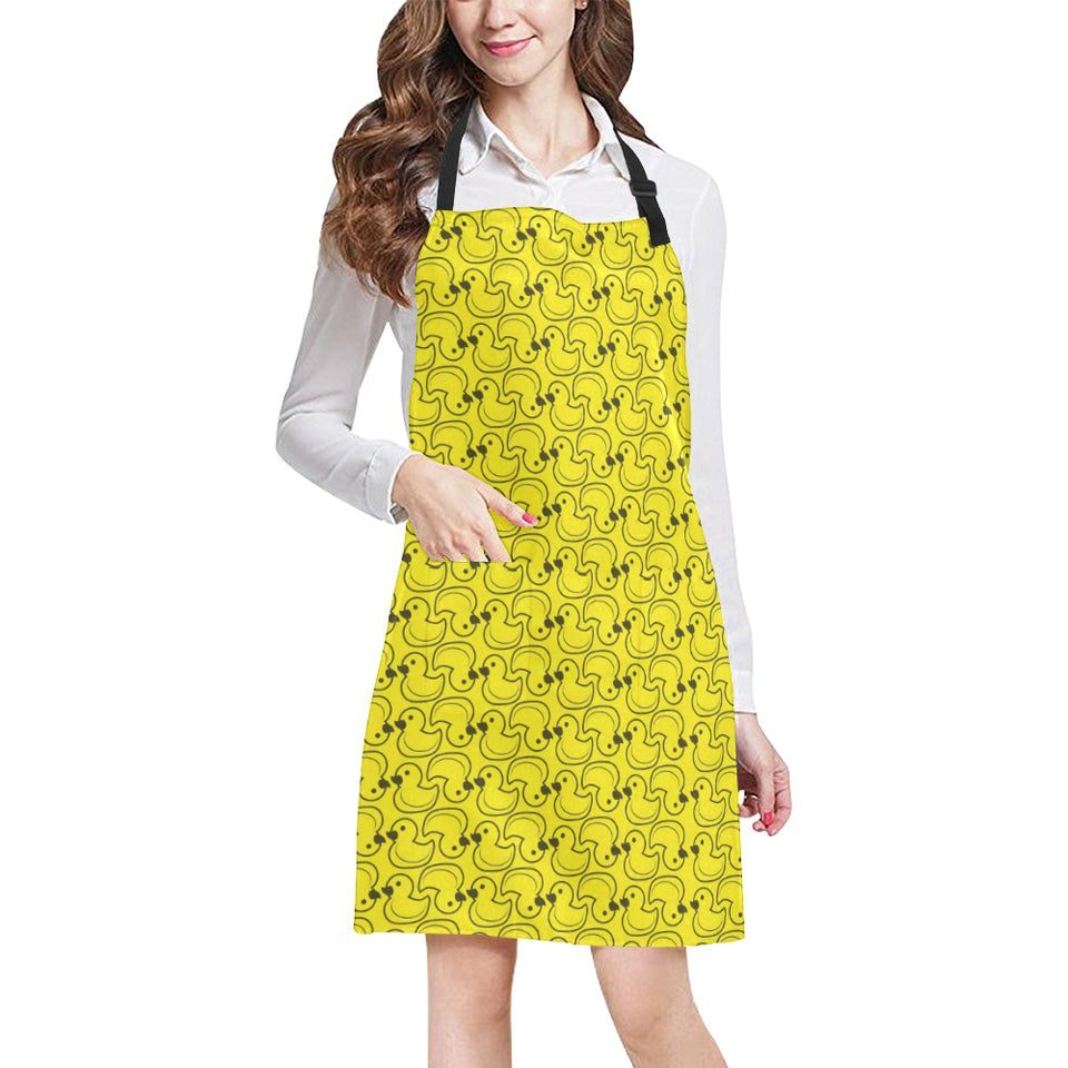 Duck Toy Pattern Print Design 02 All Over Print Adjustable Apron