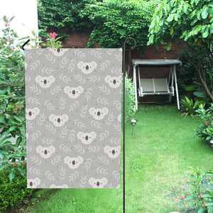 Cute koala leaves pattern House Flag Garden Flag