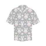 Rabbit cloud Pattern Men's All Over Print Hawaiian Shirt