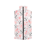 Cute panda ballon heart pattern Women's Padded Vest