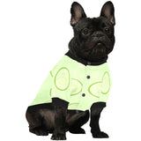 Cucumber pattern All Over Print Pet Dog Round Neck Fuzzy Shirt