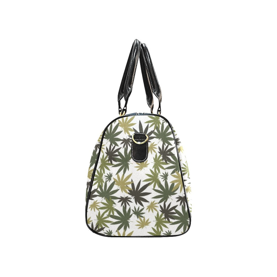 Canabis Marijuana Weed Pattern Print Design 05 Travel Bag