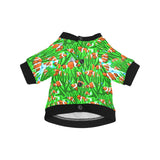 Clown Fish Pattern Print Design 01 All Over Print Pet Dog Round Neck Fuzzy Shirt