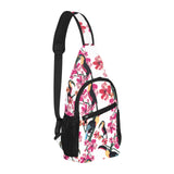 Toucan flower design pattern All Over Print Chest Bag