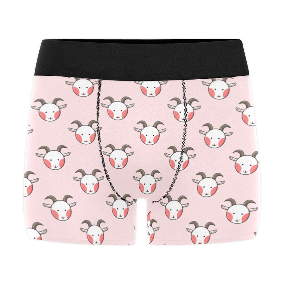 Cute goat pattern Men's All Over Print Boxer Briefs Men's Underwear