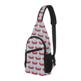 Sausage Pattern Print Design 02 All Over Print Chest Bag