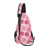 Rose Pattern Print Design 02 All Over Print Chest Bag