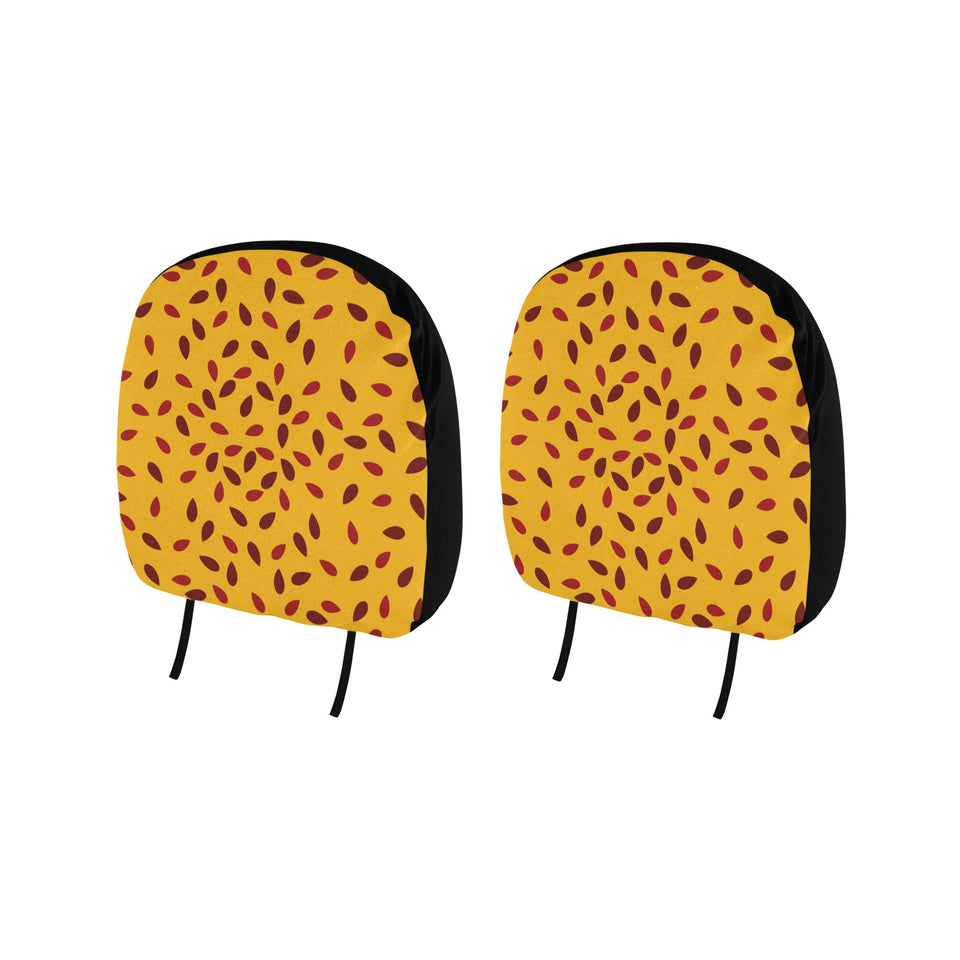 Passion fruit texture Car Headrest Cover