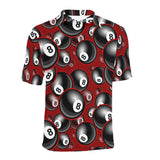 Billiard Ball Pattern Print Design 05 Men's All Over Print Polo Shirt