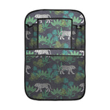 white bengal tigers tropical plant Car Seat Back Organizer