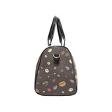 Coffee bean leave pattern Travel Bag