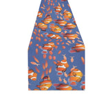 Clown Fish Pattern Print Design 04 Table Runner