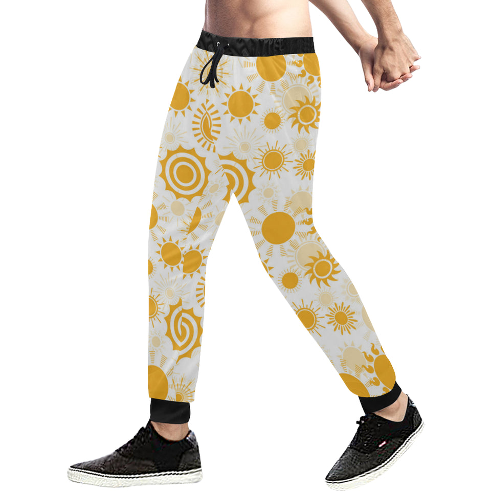Sun design pattern Unisex Casual Sweatpants