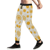 Sun design pattern Unisex Casual Sweatpants