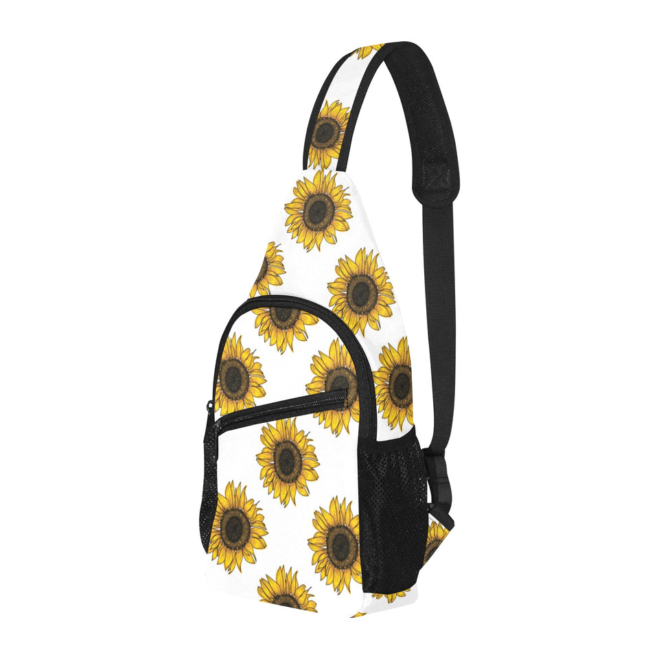 sunflowers design pattern All Over Print Chest Bag