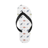 Cute helicopter star pattern Unisex Flip Flops