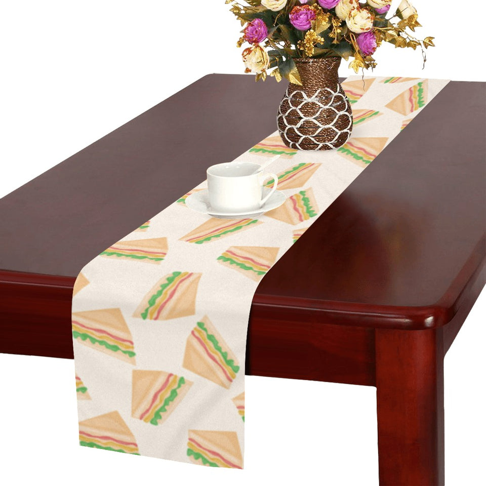 Sandwich Pattern Print Design 01 Table Runner