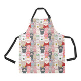 Pig Pattern Print Design 02 All Over Print Adjustable Apron