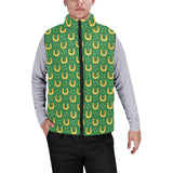 Horseshoes Pattern Print Design 05 Men's Padded Vest