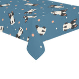 Cute boston terrier dog spattern Tablecloth