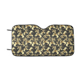 Goldfish Pattern Print Design 01 Car Sun Shade